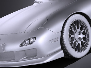 Mazda RX-7 1998-2002 vray 3D Model