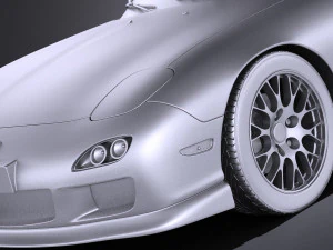 Mazda RX-7 1998-2002 vray 3D Model