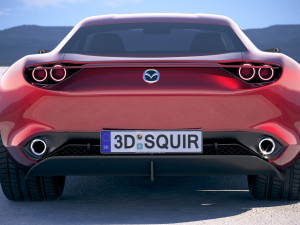Mazda RX-9 Vision Concept 3D-Modell