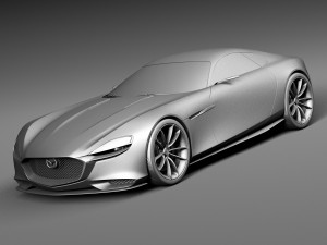 Mazda RX-9 Vision Concept 3D-Modell