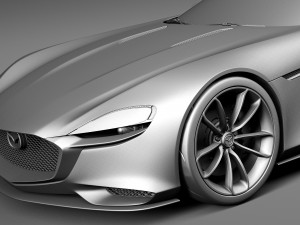 Mazda RX-9 Vision Concept 3D-Modell