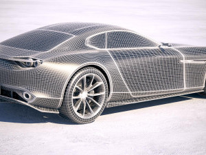 Mazda RX-9 Vision Concept 3D-Modell