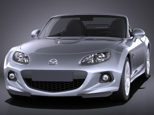 Mazda MX-5 2015 vray 3D मॉडल