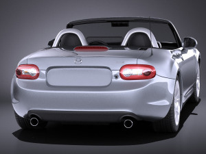 Mazda MX-5 2015 vray 3D मॉडल