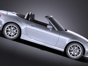 Mazda MX-5 2015 vray 3D मॉडल