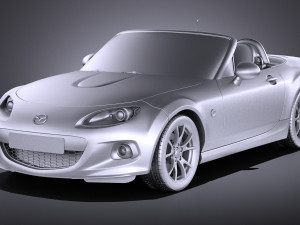 Mazda MX-5 2015 vray 3D मॉडल