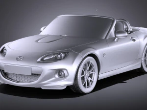 Mazda MX-5 2015 vray 3D Model