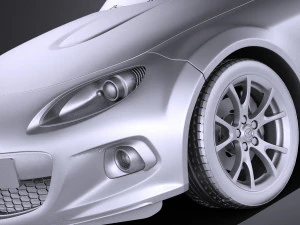 Mazda MX-5 2015 vray 3D Model