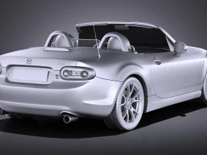 Mazda MX-5 2015 vray 3D Model