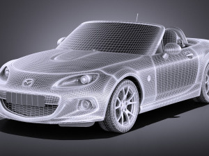 Mazda MX-5 2015 vray 3D मॉडल