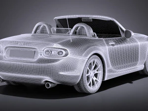 Mazda MX-5 2015 vray 3D Model