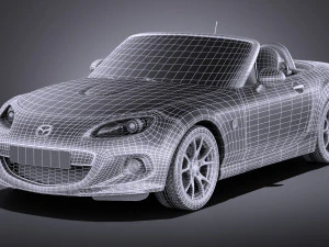 Mazda MX-5 2015 vray 3D Model
