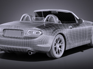 Mazda MX-5 2015 vray 3D मॉडल