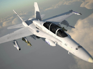 Mcdonnell Douglas FA-18 Hornet 3D Model