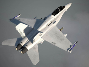 Mcdonnell Douglas FA-18 Hornet 3D 모델
