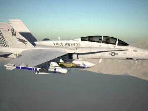 Mcdonnell Douglas FA-18 Hornet 3D Model
