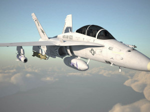 Mcdonnell Douglas FA-18 Hornet 3D 모델