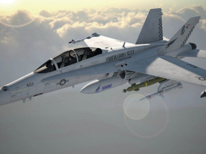 Mcdonnell Douglas FA-18 Hornet 3D 모델