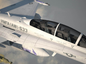 Mcdonnell Douglas FA-18 Hornet 3D 모델