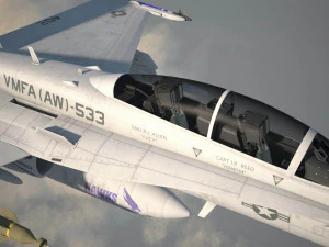Mcdonnell Douglas FA-18 Hornet 3D Model