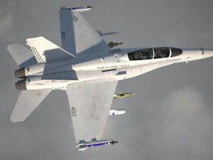 Mcdonnell Douglas FA-18 Hornet 3D 모델