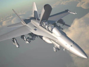 Mcdonnell Douglas FA-18 Hornet 3D Model