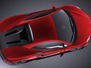 Mclaren 540C Coupe 2017 vray 3D Модель