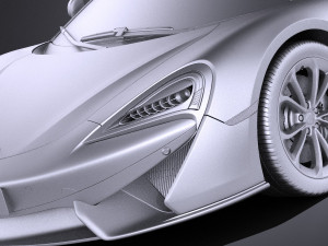 Mclaren 540C Coupe 2017 vray 3D Модель