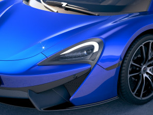 Mclaren 570S Spider 2018 3D Model