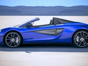 Mclaren 570S Spider 2018 3D Model