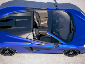 Mclaren 570S Spider 2018 3D Model