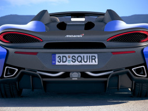 Mclaren 570S Spider 2018 3D Model