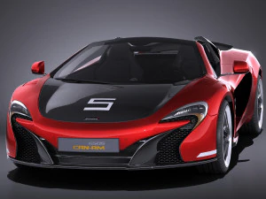 Mclaren 650S Can-Am 2017 vray 3D Model