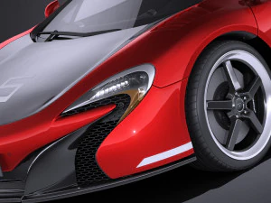 Mclaren 650S Can-Am 2017 vray 3D Model
