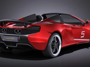 Mclaren 650S Can-Am 2017 vray 3D Model
