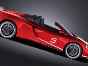 Mclaren 650S Can-Am 2017 vray 3D Model