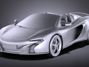 Mclaren 650S Can-Am 2017 vray 3D-Modell