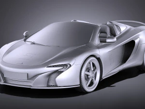 Mclaren 650S Can-Am 2017 vray 3D Model