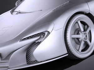 Mclaren 650S Can-Am 2017 vray 3D-Modell