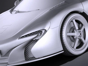 Mclaren 650S Can-Am 2017 vray 3D Model
