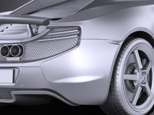 Mclaren 650S Can-Am 2017 vray 3D-Modell