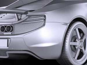 Mclaren 650S Can-Am 2017 vray 3D Model
