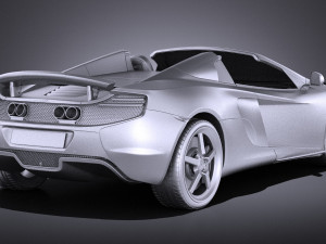 Mclaren 650S Can-Am 2017 vray 3D-Modell
