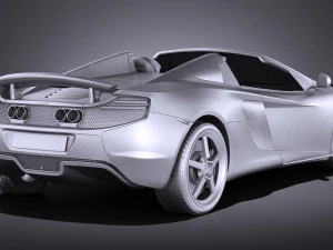 Mclaren 650S Can-Am 2017 vray 3D Model