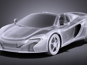 Mclaren 650S Can-Am 2017 vray 3D-Modell