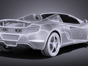 Mclaren 650S Can-Am 2017 vray 3D-Modell