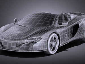 Mclaren 650S Can-Am 2017 vray 3D-Modell