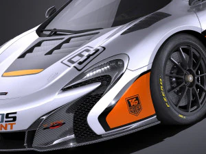 Mclaren 650S Sprint 2017 vray 3D Model