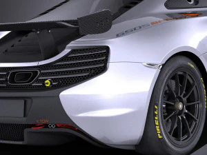 Mclaren 650S Sprint 2017 vray 3D Model