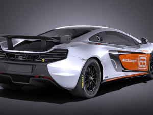 Mclaren 650S Sprint 2017 vray 3D Model